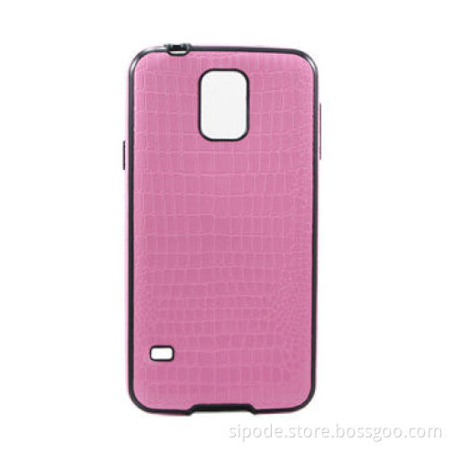 Leather Coating Cover for Samsung Galaxy S5